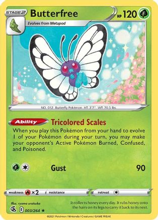Butterfree 003  - Holofoil - Holo Rare