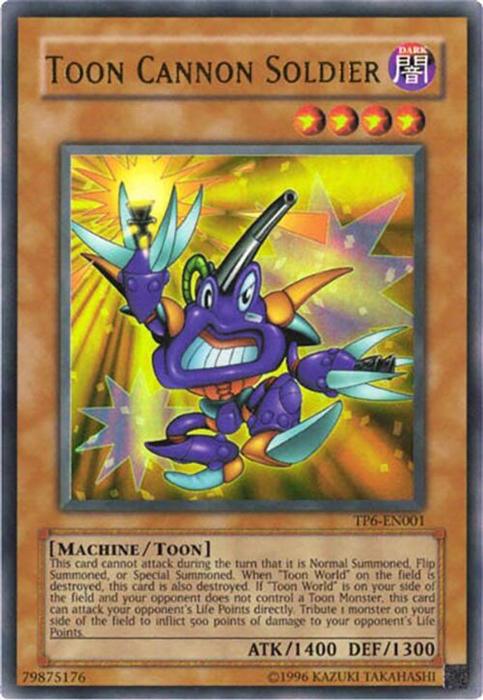 Toon Cannon Soldier (TP6-EN001) - Ultra Rare