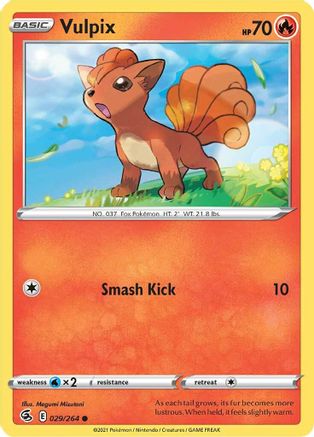 Vulpix (29) (29) 029  - Common