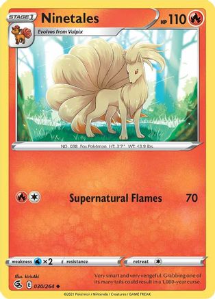 Ninetales (30) (30) 030  - Uncommon