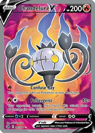Chandelure V (Full Art) 247  - Holofoil - Ultra Rare