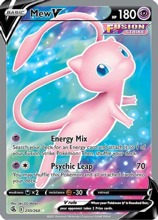 Mew V (Full Art) 250  - Holofoil - Ultra Rare