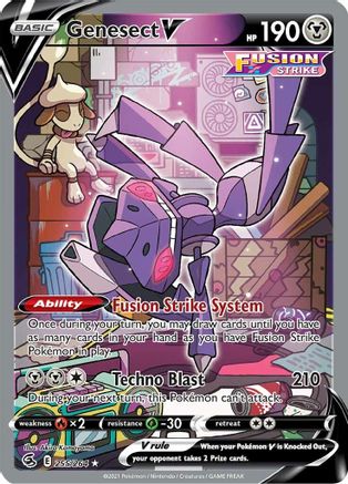 Genesect V (Alternate Full Art) 255  - Holofoil - Ultra Rare
