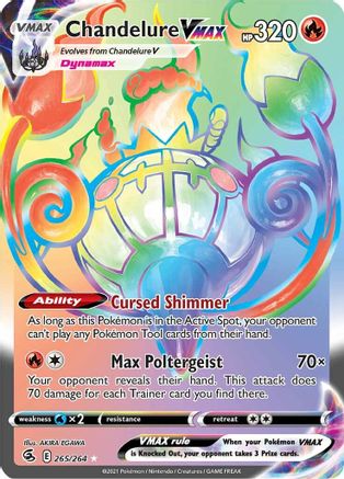 Chandelure VMAX (Secret) 265  - Holofoil - Secret Rare