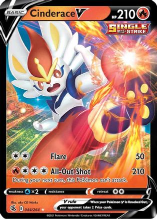 Cinderace V (44) (44) 044  - Holofoil - Ultra Rare