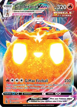 Cinderace VMAX 045  - Holofoil - Ultra Rare