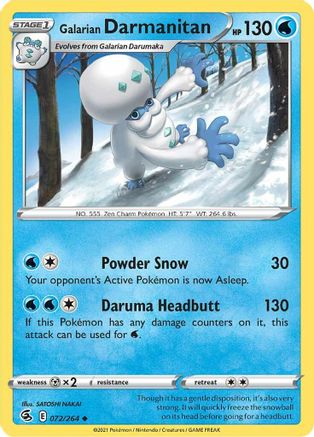Galarian Darmanitan 072  - Uncommon