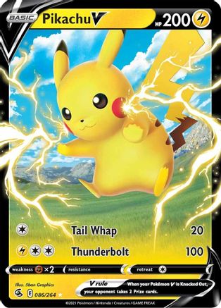 Pikachu V 086  - Holofoil - Ultra Rare
