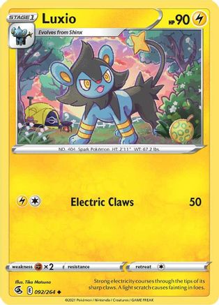 Luxio 092  - Uncommon