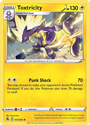 Toxtricity (107) (107) 107  - Holofoil - Holo Rare