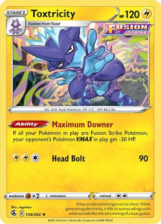 Toxtricity (108) (108) 108  - Holofoil - Holo Rare