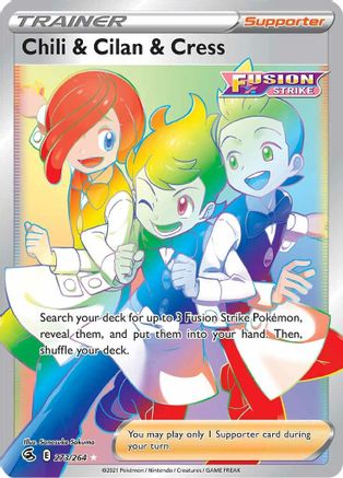 Chili & Cilan & Cress (Secret) 273  - Holofoil - Secret Rare