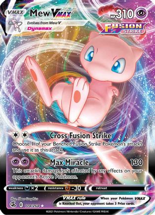 Mew VMAX 114  - Holofoil - Ultra Rare
