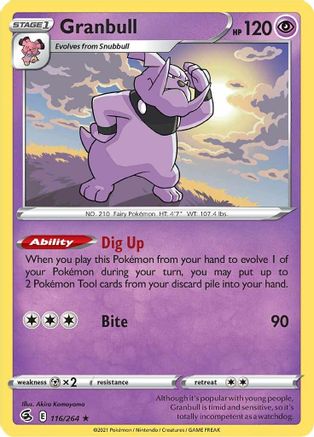 Granbull 116  - Rare