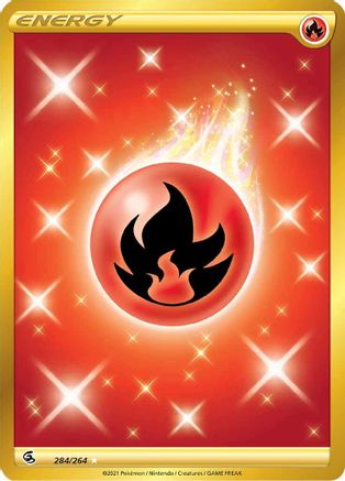 Fire Energy (Secret) 284  - Holofoil - Secret Rare