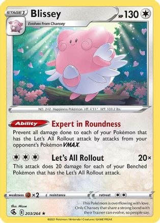 Blissey 203  - Rare