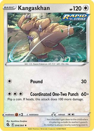 Kangaskhan 204  - Rare