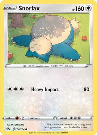 Snorlax 206  - Common
