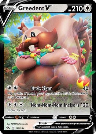 Greedent V 217  - Holofoil - Ultra Rare