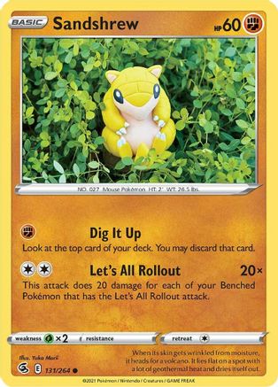 Sandshrew 131  - Common