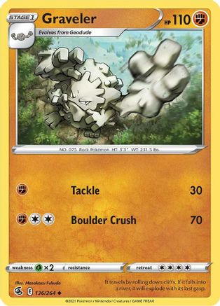 Graveler 136  - Uncommon