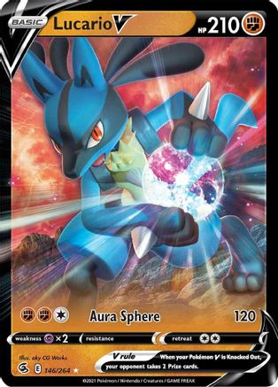 Lucario V 146  - Holofoil - Ultra Rare