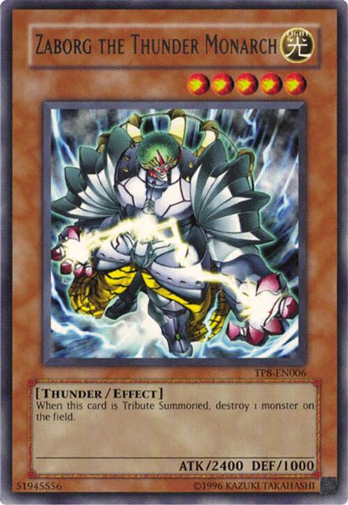 Zaborg the Thunder Monarch (TP8-EN006) - Rare