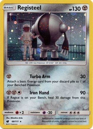 Registeel - 68/111 (Cosmos Holo)/111  - Holofoil - Promo