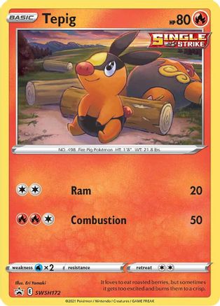 Tepig SWSH172  - Holofoil - Promo