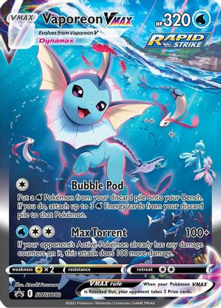 Vaporeon VMAX SWSH182  - Holofoil - Promo