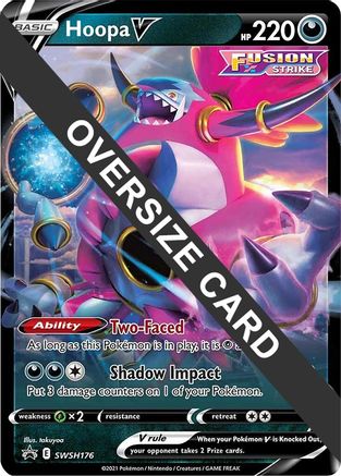 Hoopa V (SWSH176) (carte Jumbo) [Épée et Bouclier : Black Star Promos] 