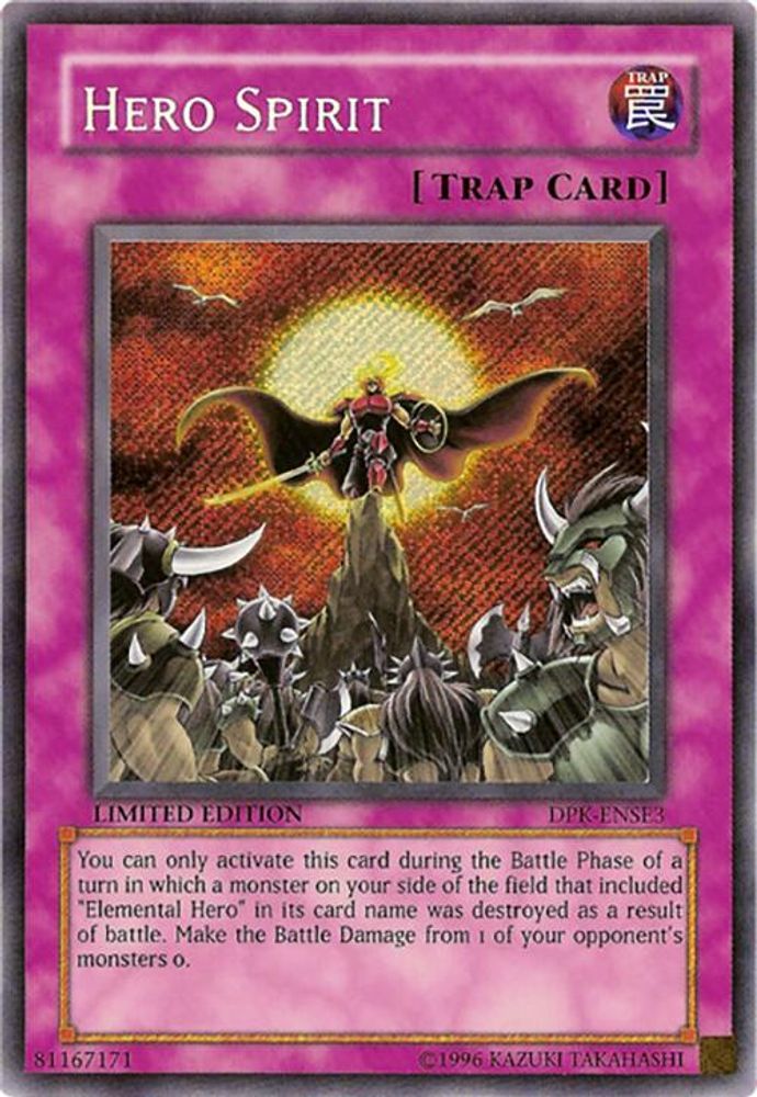 Hero Spirit (DPK-ENSE3) - Secret Rare