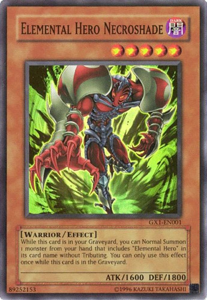 Elemental Hero Necroshade (GX1-EN001) - Super Rare