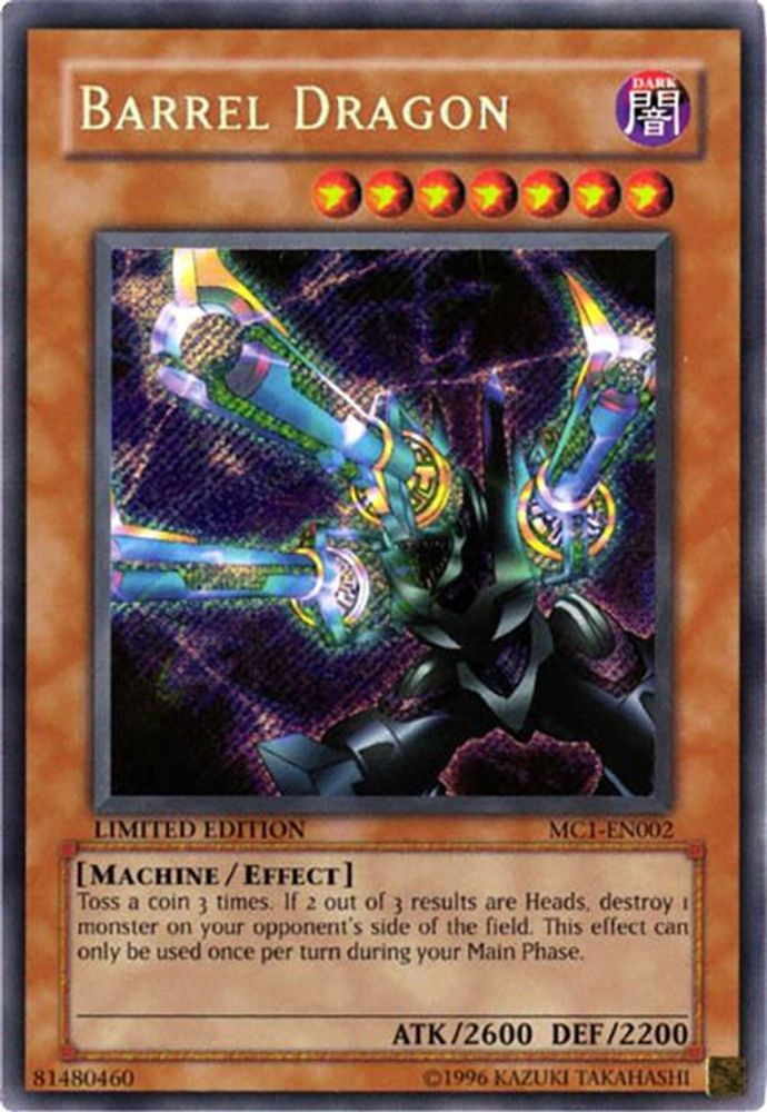 Barrel Dragon (MC1-EN002) - Secret Rare
