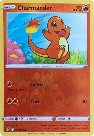 Charmander (Reverse Cosmos Holo) 023/185  - Reverse Holofoil - Promo