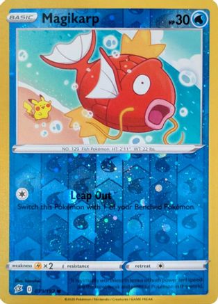 Magikarpe (039/192) (Reverse Cosmos Holo) [Épée et Bouclier : Rebel Clash] 