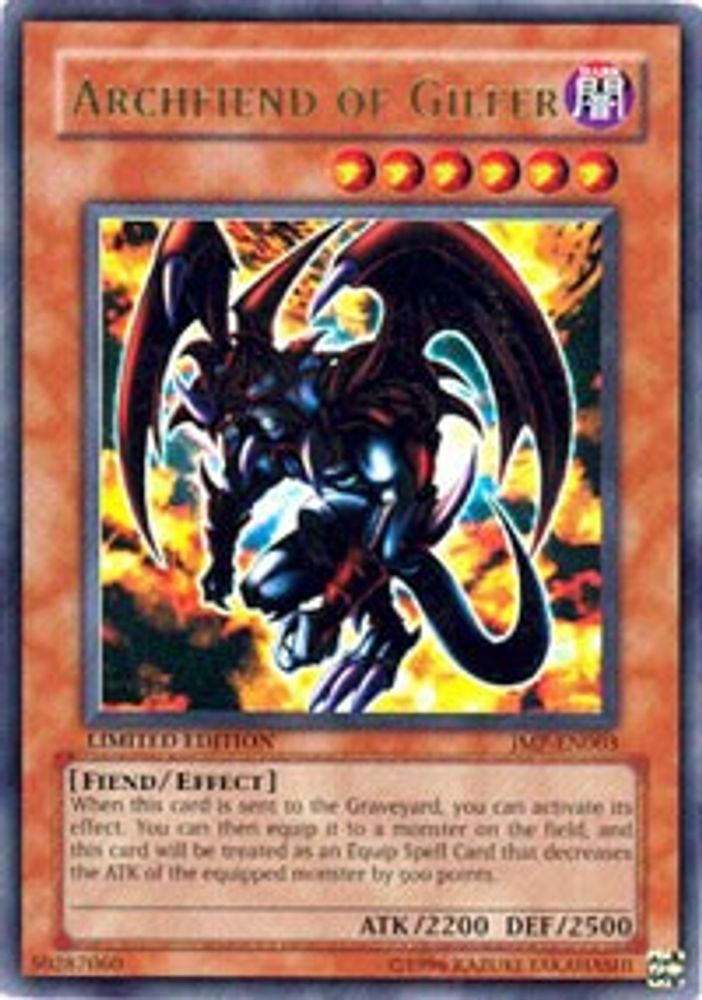 Archfiend of Gilfer (JMP-EN003) - Ultra Rare