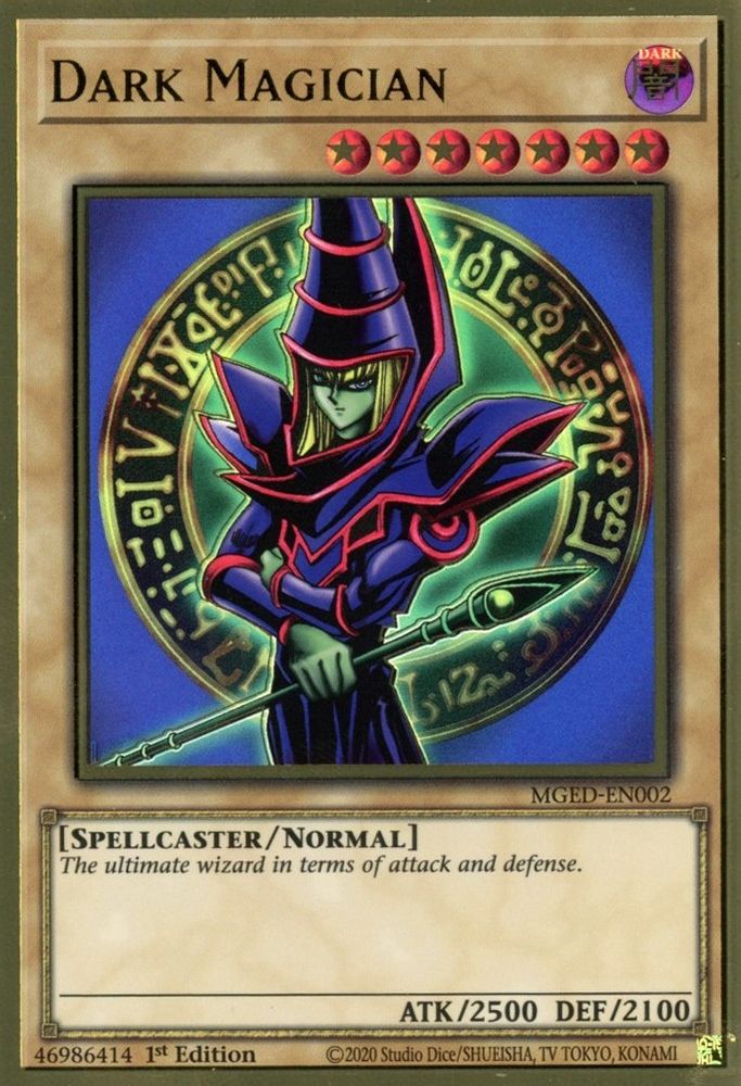 Magicien noir (art alternatif) [MGED-EN002] Or rare 