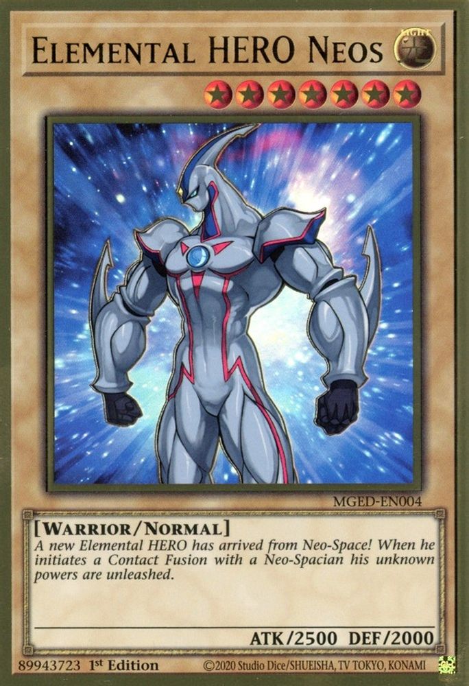 Elemental HERO Neos (MGED-EN004) - Premium Gold Rare