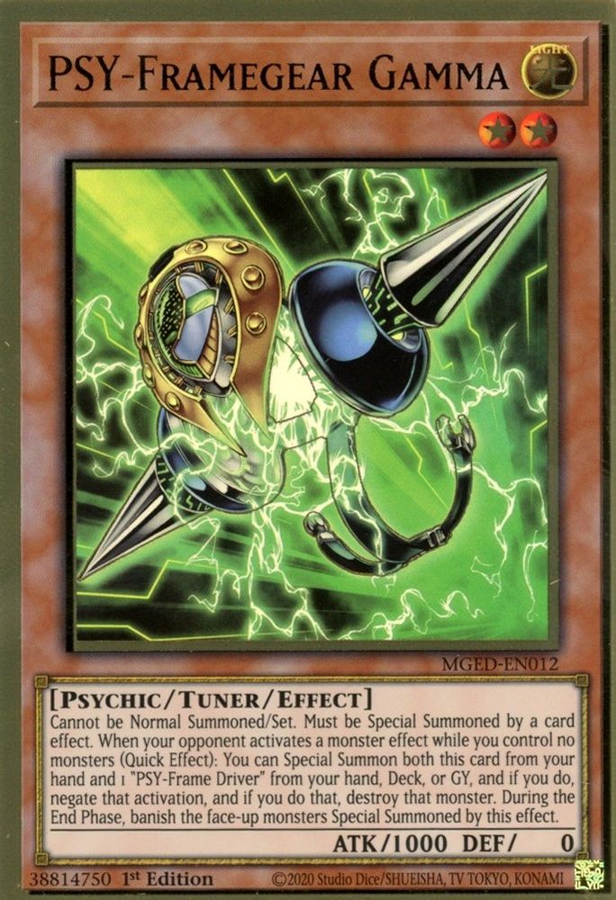 PSY-Framegear Gamma (MGED-EN012) - Premium Gold Rare
