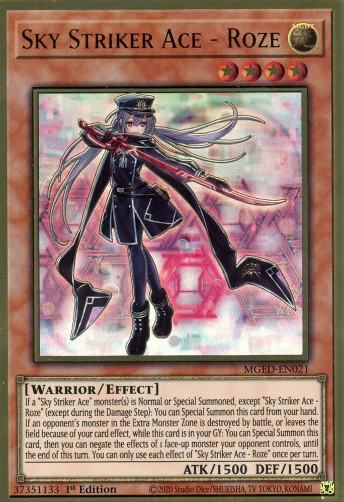 Sky Striker Ace - Roze (MGED-EN021) - Premium Gold Rare