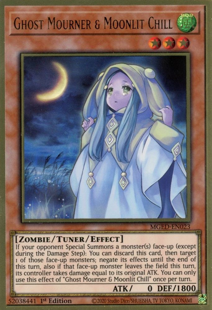 Ghost Mourner et Moonlit Chill [MGED-EN023] Or Rare 