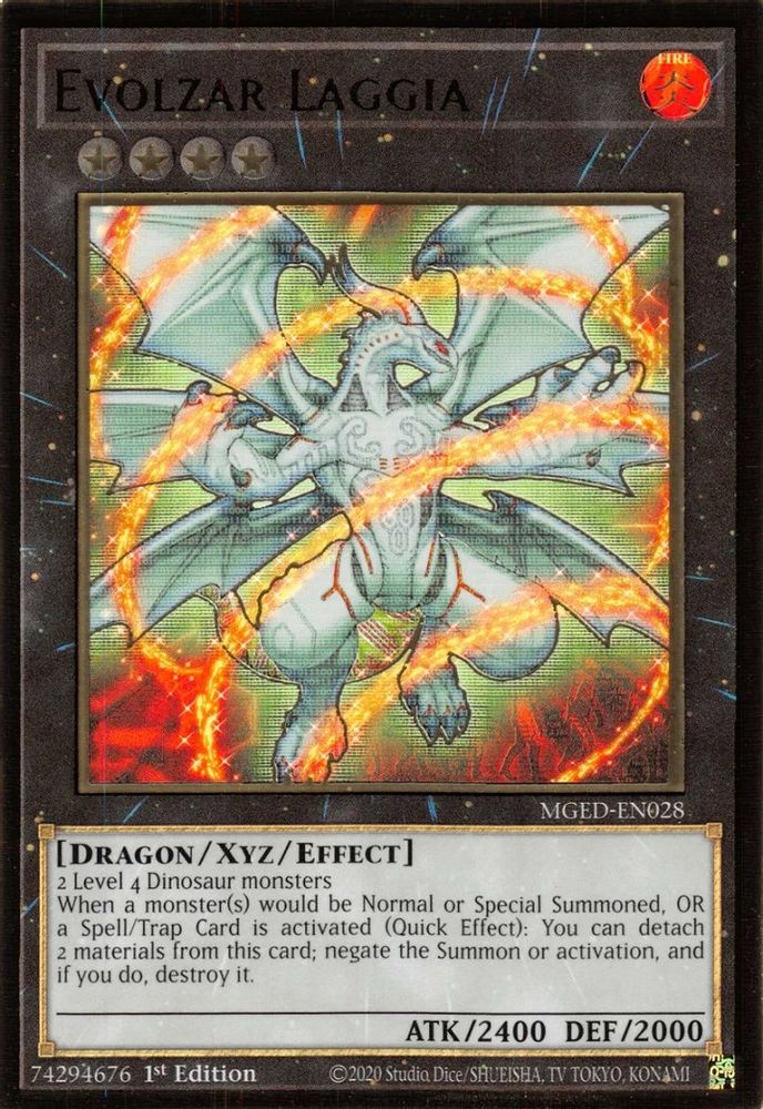 Evolzar Laggia (MGED-EN028) - Premium Gold Rare