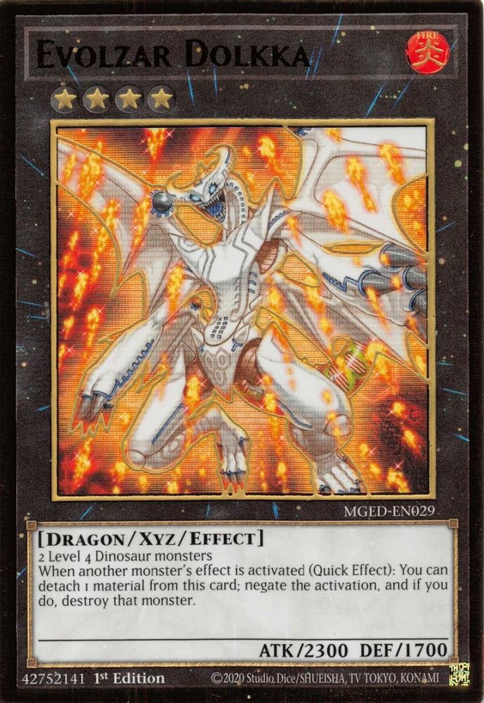Evolzar Dolkka (MGED-EN029) - Premium Gold Rare