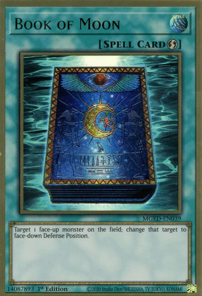 Book of Moon (MGED-EN039) - Premium Gold Rare