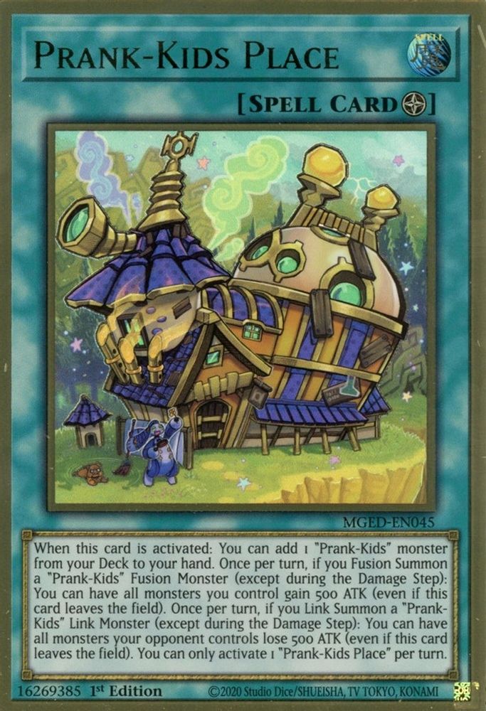Prank-Kids Place (MGED-EN045) - Premium Gold Rare