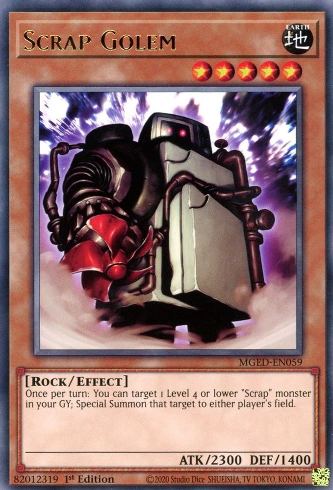 Scrap Golem (MGED-EN059) - Rare