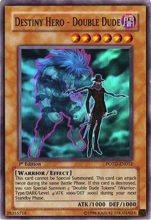 Destiny Hero - Double Dude (POTD-EN012) - Super Rare