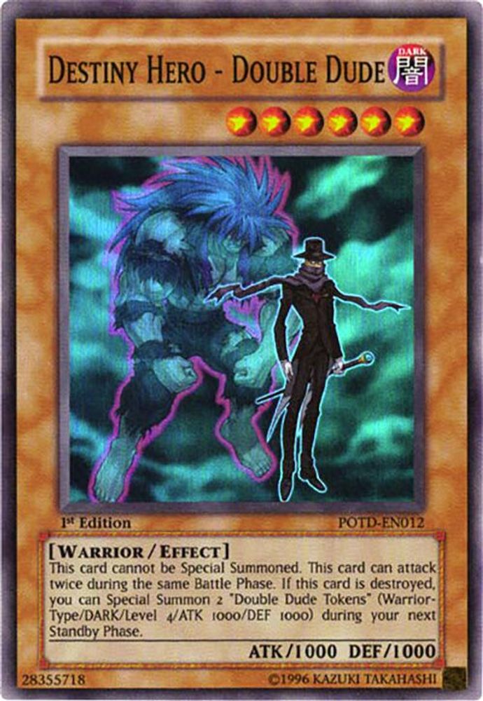Destiny Hero - Double Dude (POTD-EN012) - Super Rare