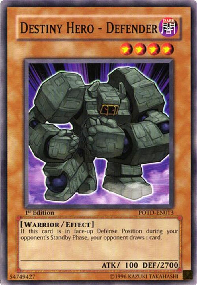 Destiny Hero - Defender (POTD-EN013) - Common